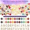 418PCS Keychain Making Kit for DIY Lip Gloss Keychains,Bag Charm Kit, Key Chain Making Kit with Hooks, Jump Rings, Gold Charms, Chains & Tools, Jewelry Making Kit, Gifts (418, Gold)